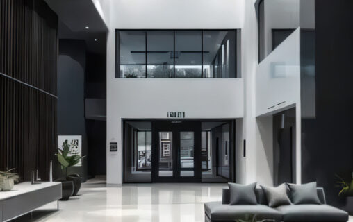 Polished commercial space after professional cleaning
