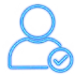 Background-Checked Professional Cleaner Icon