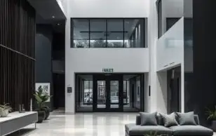Modern Office Interior For Commercial Cleaning